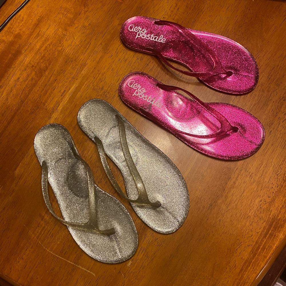 Aeropostale jelly sandals